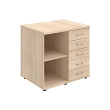Přídavná skříň SPKZ 3 80 60 P P ke stolu Hobis - akát, zámek