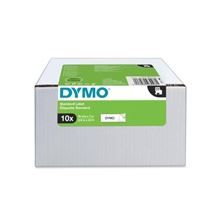 Páska Dymo D1 - 19 mm x 7m, černé písmo, bílá, 10 ks