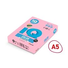 Barevný papír IQ Color A5 - OPI74, světle růžový, 80 g/m2, 500 listů