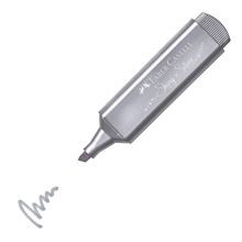 Zvýrazňovač Faber-Castell 46 Metallic - metalicky stříbrný