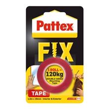 Montážní páska Pattex FIX - oboustranná, Strong, 120 kg, 19 mm x 1,5 m