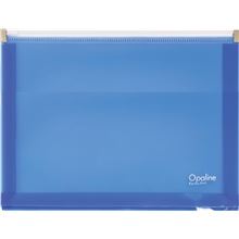 Zipové obálky Opaline A4 - 180 mic, modré, 5 ks