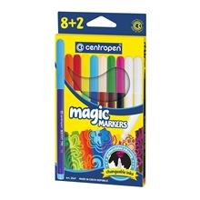 Fixy Centropen MAGIC 2549 - zmizíkovatelné, 8 barev + 2 zmizíky