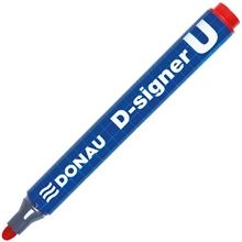 Permanentní popisovač Donau D-Signer - kulatý hrot, červený