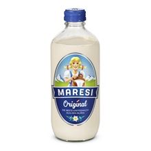 Zahuštěné mléko Maresi - neslazené, 7,5 %, sklo, 500 g