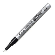 Lakový popisovač Pilot Super Color EF - stříbrný