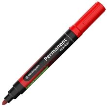 Permanentní popisovač Centropen 8566 - kulatý hrot, červený, 10 ks