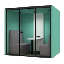 Akustický box Cube Meet NF - 4 osoby, bezrámový