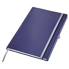 Zápisník Leitz Style A4 s tvrdými deskami - linkovaný, modrý