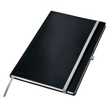 Zápisník Leitz Style A4 s tvrdými deskami - linkovaný, černý