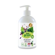 Prostředek na nádobí, ovoce a ruce Real green - ekologický, 500 g
