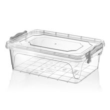 Plastová krabice Orion - transparentní, s víkem, 10 l, 1 ks