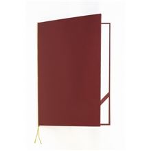 Desky uzavíratelné - Standard, Linen, vínové, 1 ks
