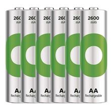 Nabíjecí baterie GP ReCyko 2600 - AA, HR6, 2 600 mAh, 6 ks