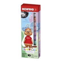 Modelovací hmota Kores - 10 pastelových barev, 200 g