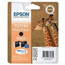 Cartridge Epson T0711H, dvojbalení - černý