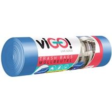 Pytle na odpadky na tříděný odpad - modré, 120 l, 40 mic, 8 ks