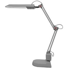 Stolní polohovatelná LED lampa Ecolite ADEPT - stříbrná