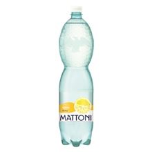 Minerální voda Mattoni - citron, perlivá, 6x 1,5 l