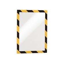 Samolepicí rámeček Duraframe - A4, černožlutý, 2 ks