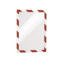 Samolepicí rámeček Duraframe - A4, červenobílý, 2 ks