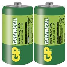 Zinková baterie GP Greencell - C, R14 , 1,5V, 2 ks