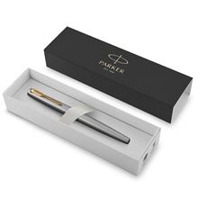 Plnicí pero Parker Jotter Stainless Steel - hrot M, zlatý klip
