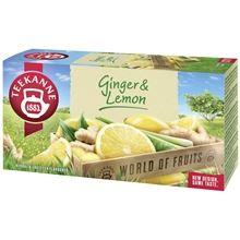 Ovocný čaj Teekanne - zázvor a citron, 20x 1,75 g