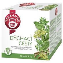 Bylinný čaj Teekanne - dýchací cesty, 10x 2 g