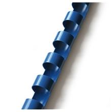 Plastové hřbety GBC 12 mm, modré, 100 ks