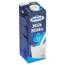 Trvanlivé mléko Meggle - polotučné 1,5%, 1 l