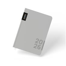 Diář denní Pastelini A5 - šedý 2026