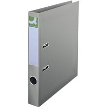 Pákový pořadač Q-Connect - A4, celoplastový, šíře hřbetu 5 cm, šedý