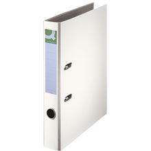 Pákový pořadač Q-Connect - A4, poloplastový, 5 cm, bílý