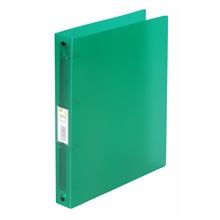 4kroužkový pořadač Q-Connect - A4, 3,5 cm, transparentní zelený