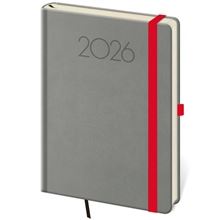 Týdenní diář 2026 New Praga - A5, tmavě šedý