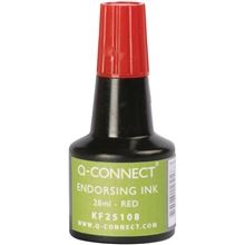 Razítková barva Q-Connect - 28 ml, červená