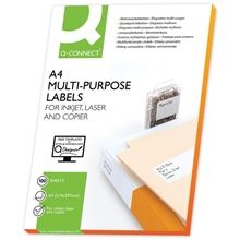 Univerzální etikety Q-Connect - bílé, 96,5 x 33,9 mm, 1600 ks