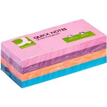 Samolepicí bloček Q-Connect - 38 x 51 mm, intenzivní, 12 x 100 lístků