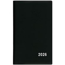 Týdenní diář 2026 PVC - černý