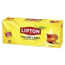 Černý čaj Lipton Yellow Label - 25x 2 g