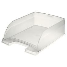 Zásuvka Leitz Jumbo Plus - ledová transparentní