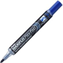 Popisovač na bílé tabule Pentel Maxiflo Flex Feel - flexibilní hrot, modrý