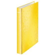 2kroužkový pořadač Leitz WOW - A4, šíře hřbetu 4 cm, laminovaný karton, žlutý