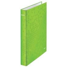 4kroužkový pořadač Leitz WOW - A4, šíře hřbetu 4 cm, zelený