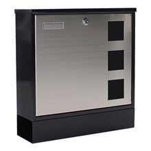 Poštovní schránka Design Mailbox - nerez/černá