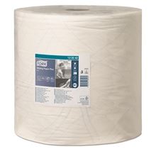 Průmyslové papírové utěrky Tork - W1, 2vrstvé, bílé