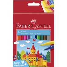 Dětské fixy Faber-Castell - sada 12 barev