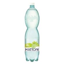 Minerální voda Mattoni - bílé hrozny, perlivá, 6x 1,5 l