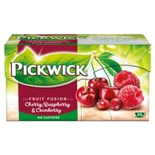 Ovocný čaj Pickwick - třešně, maliny a brusinky, 20x 2 g